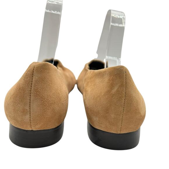 Preview Collection Women's Brown Leather Casual Slip On Flats Size 10M - Picture 6 of 9